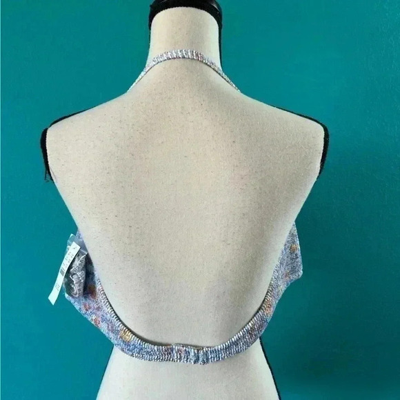 New with tags J crew Scrunchie sweetheart bikini top in afternoon floral - Picture 6 of 8